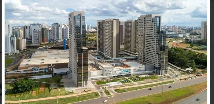 Dfplaza Apartamento Luxo No Shopping Andar Alto Varanda Com Tela Protecao Garagem Piscina Academia Wifi 500Mb