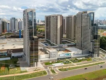 Dfplaza Apartamento Luxo No Shopping Andar Alto Varanda Com Tela Protecao Garagem Piscina Academia Wifi 500Mb Brasilia Exterior photo
